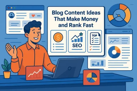Read more about the article Blog Content Ideas That Make Money and Rank Fast
