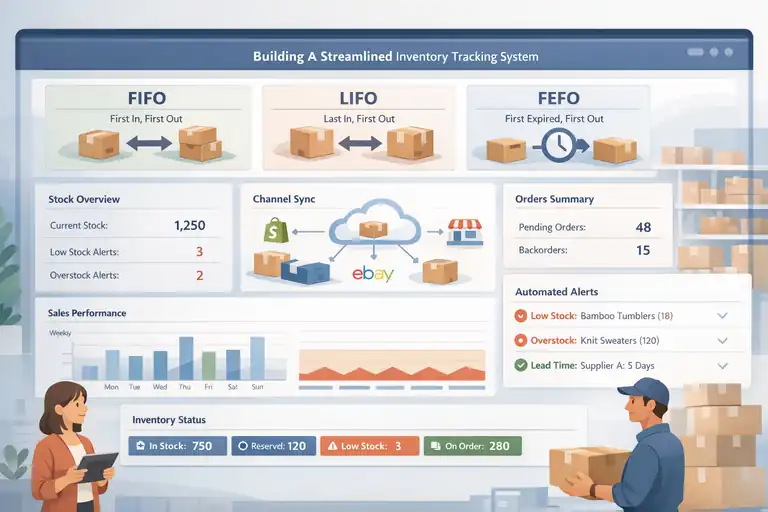 An informative illustration about Building A Streamlined Inventory Tracking System
