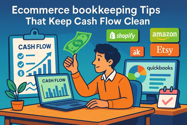 Ecommerce Bookkeeping Tips That Keep Cash Flow Clean You are currently viewing Ecommerce Bookkeeping Tips That Keep Cash Flow Clean