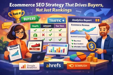 Read more about the article Ecommerce SEO Strategy That Drives Buyers, Not Just Rankings