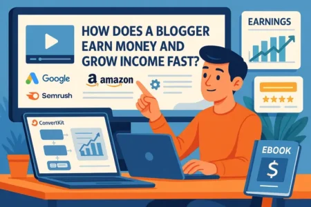 Read more about the article How Does a Blogger Earn Money and Grow Income Fast?