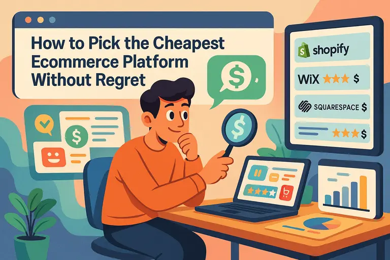 You are currently viewing How to Pick the Cheapest Ecommerce Platform Without Regret