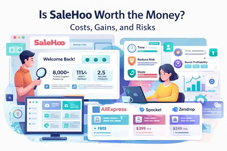 An informative illustration about Is SaleHoo Worth the Money? Costs, Gains, and Risks