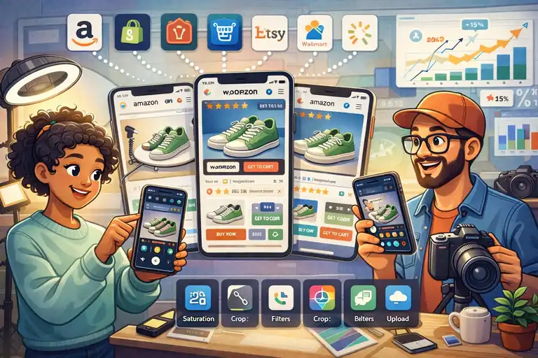 An informative illustration about Mobile-First Ecommerce Photography For Modern Shoppers