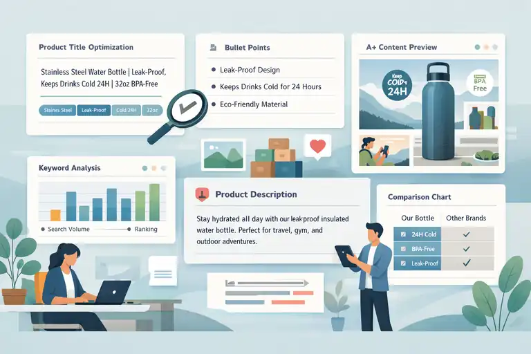 An informative illustration about Optimize Product Listings for Instant Visibility