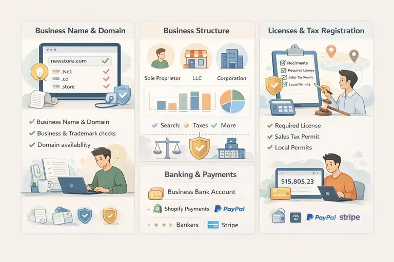 An informative illustration about Register Your Business And Handle Legal Foundations