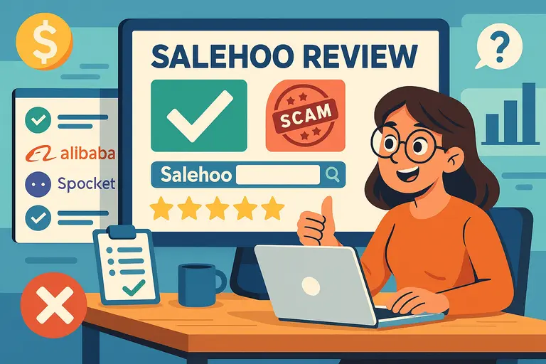 An informative illustration about SaleHoo Review: Is It Legit or a Scam? My Honest Take
