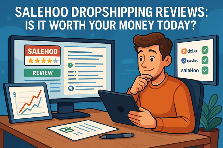 Salehoo Dropshipping Reviews: Is It Worth Your Money Today? An informative illustration about Salehoo Dropshipping Reviews: Is It Worth Your Money Today?