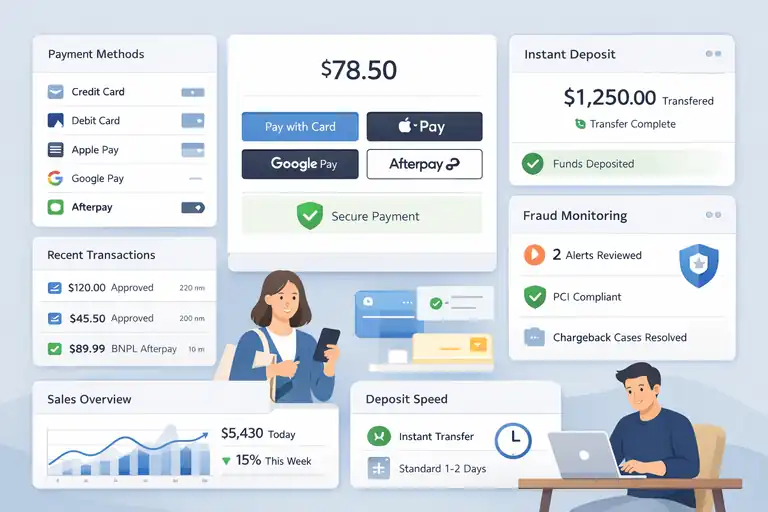 An informative illustration about Square Payments: Simplify Transactions and Build Trust