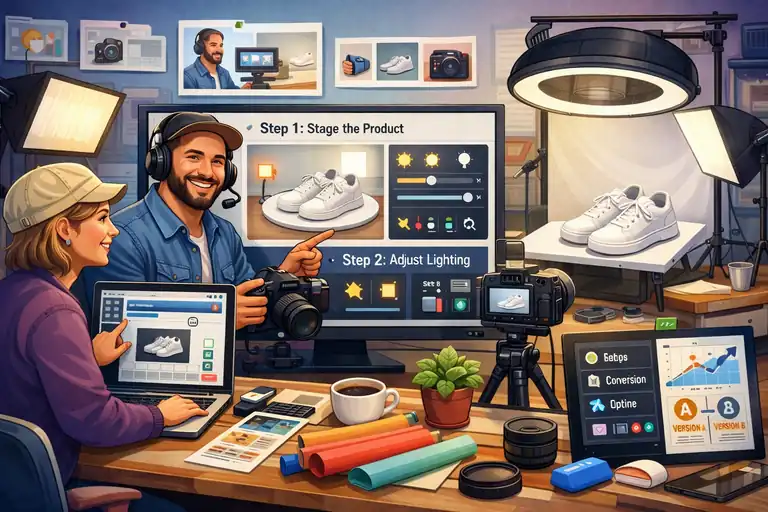 An informative illustration about Step-By-Step Product Image Setup For Higher Conversions