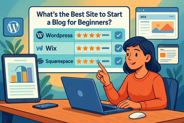 You are currently viewing What’s the Best Site to Start a Blog for Beginners?