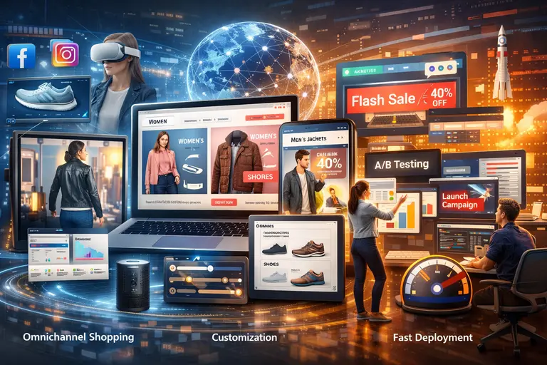 Headless Ecommerce Platform: Is It the Faster Way to Scale? An informative illustration about
Why Brands Are Switching To Headless Ecommerce Platforms