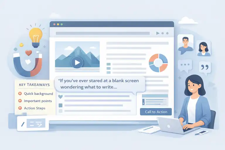 How to Create Your Blog for Traffic and Steady Income An informative illustration about Write Engaging Posts That Keep Readers Coming Back