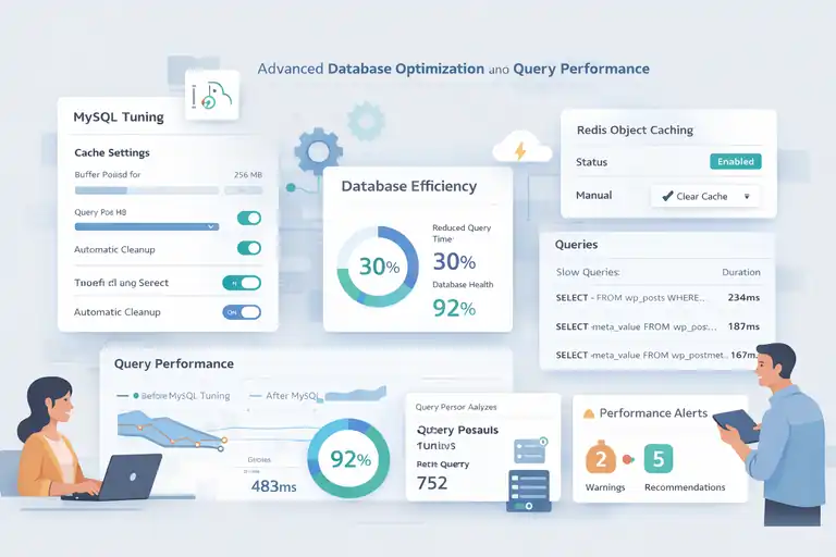 An informative illustration about Advanced Database Optimization and Query Performance