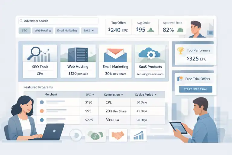 An informative illustration about Awin: Versatile Network With Thousands Of Marketing Offers