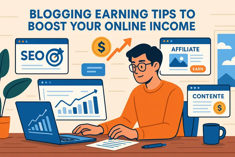 Blogging Earning Tips to Boost Your Online Income You are currently viewing Blogging Earning Tips to Boost Your Online Income