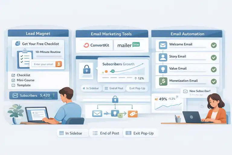 An informative illustration about Build an Email List From the Very Start