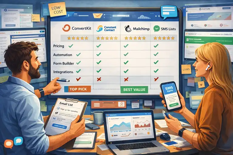 An informative illustration about Build an Email or Messaging List Without a Website