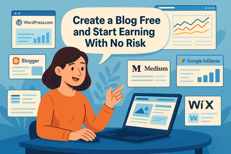 You are currently viewing Create a Blog Free and Start Earning With No Risk