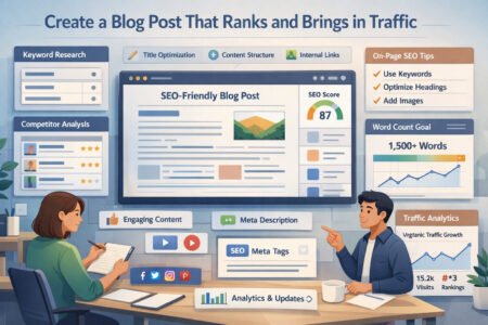 Read more about the article Create a Blog Post That Ranks and Brings in Traffic