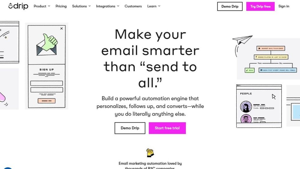 Best Email Marketing Services for Small Business Drip screenshot