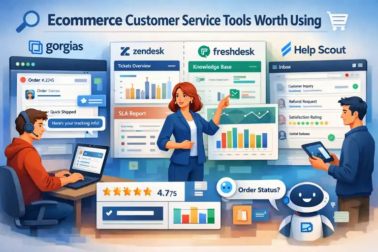 An informative illustration about Ecommerce Customer Service Tools Worth Using