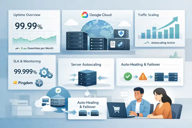 An informative illustration about Evaluating WPengine’s Reliability and Uptime for Growing Shops
