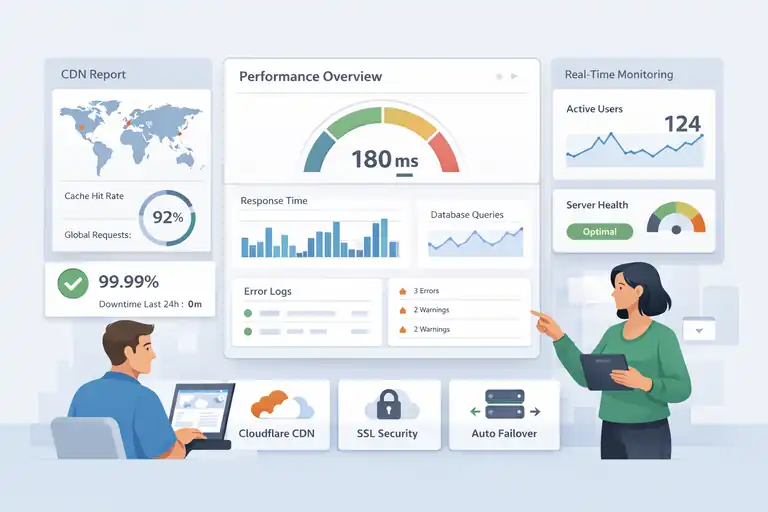 An informative illustration about Evaluating the Performance Benefits for Your Site