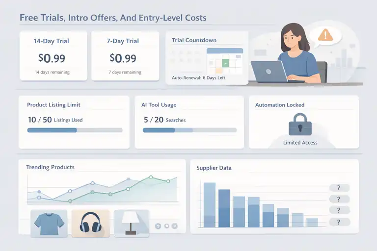 An informative illustration about Free Trials, Intro Offers, And Entry-Level Costs