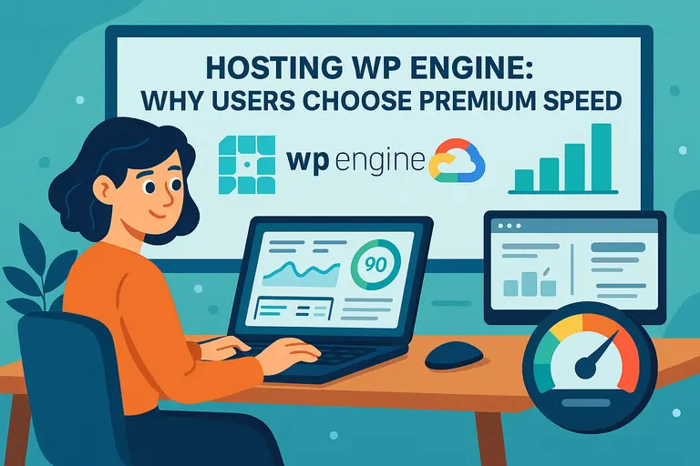 An informative illustration about Hosting WP Engine: Why Users Choose Premium Speed