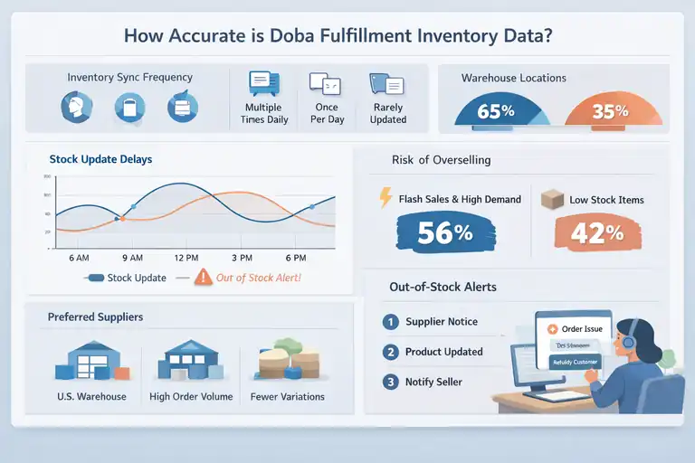 An informative illustration about How Accurate Is Doba Fulfillment Inventory Data?