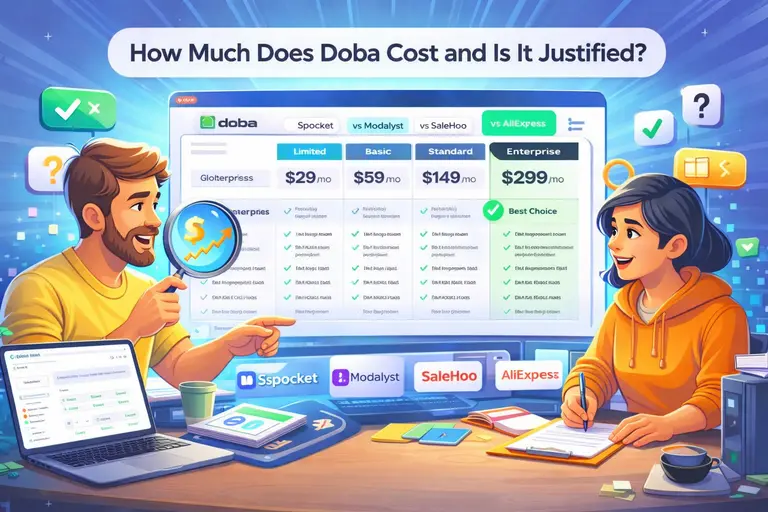 An informative illustration about How Much Does Doba Cost and Is It Justified?