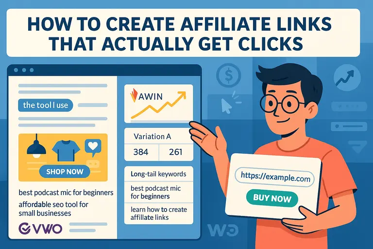 An informative illustration about How to Create Affiliate Links That Actually Get Clicks