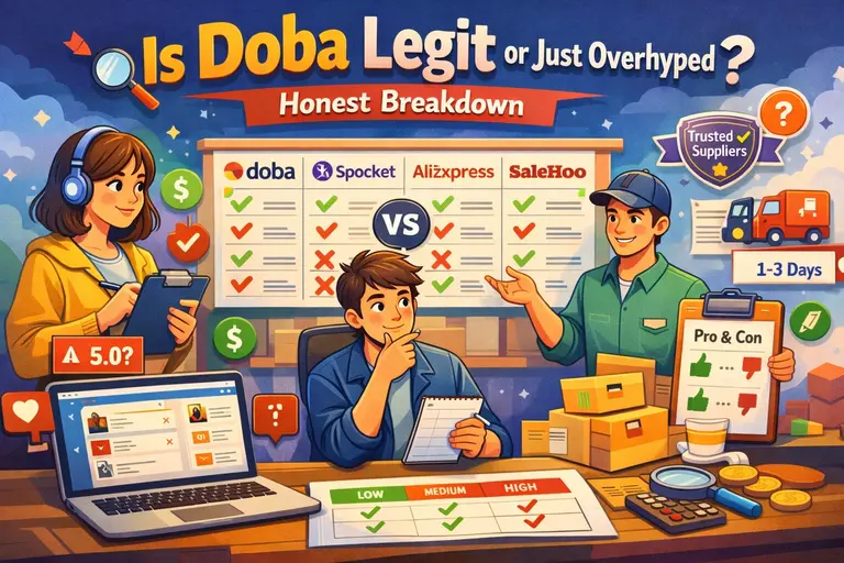 An informative illustration about Is Doba Legit or Just Overhyped? Honest Breakdown