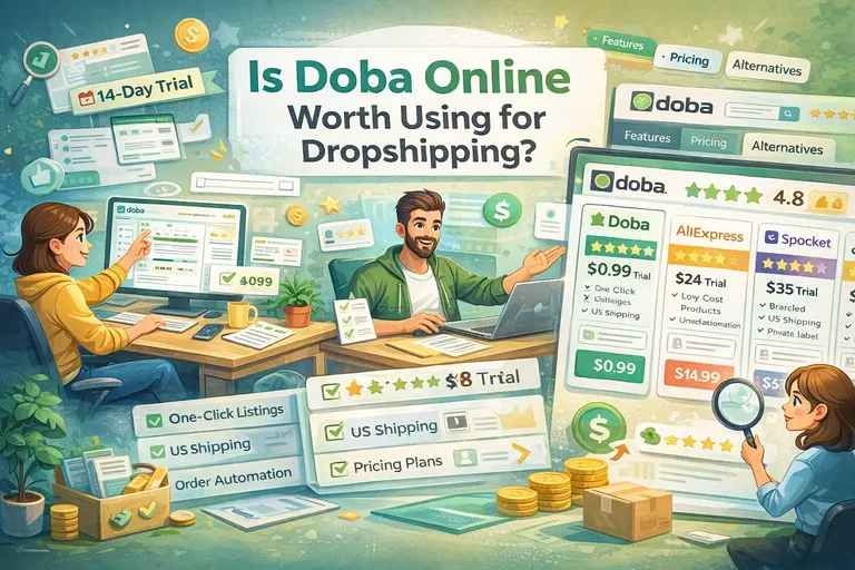 An informative illustration abou Doba Online Worth Using for Dropshipping?
