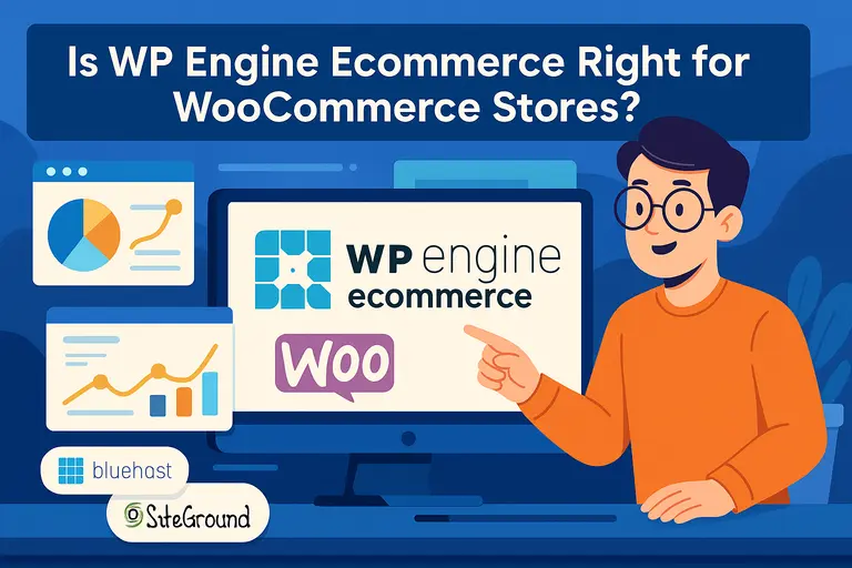 An informative illustration about Is WP Engine Ecommerce Right for WooCommerce Stores?