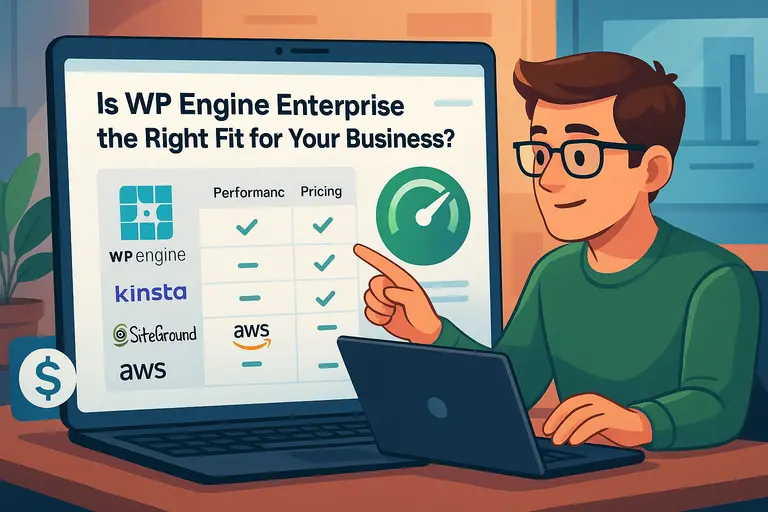 An informative illustration about Is WP Engine Enterprise the Right Fit for Your Business?