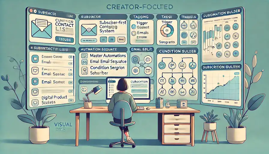 GetResponse Alternatives For Small Business Email Marketing: Better ROI? An informative illustration about Kit (Formerly ConvertKit) For Creators And Bloggers