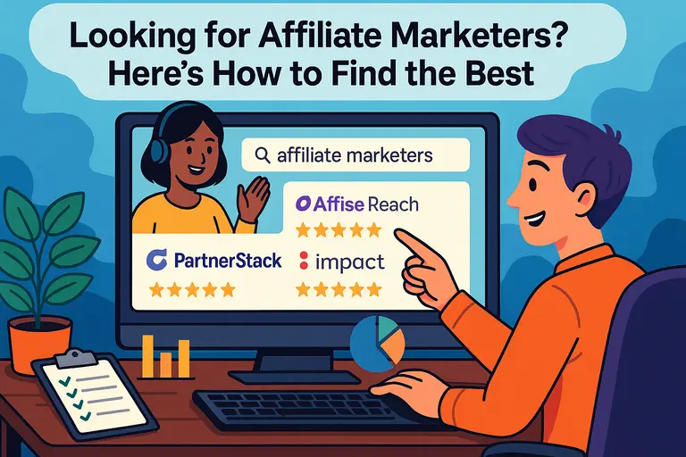 An informative illustration about Looking for Affiliate Marketers? Here’s How to Find the Best