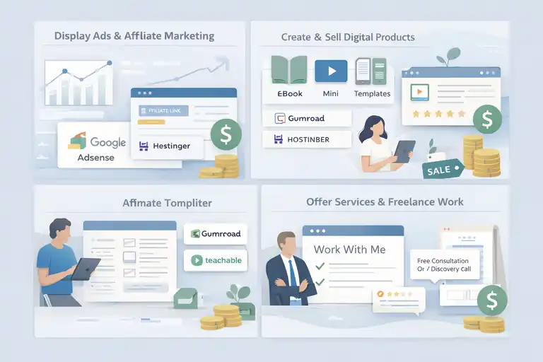An informative illustration about Monetizing Your Blog Through Multiple Income Streams