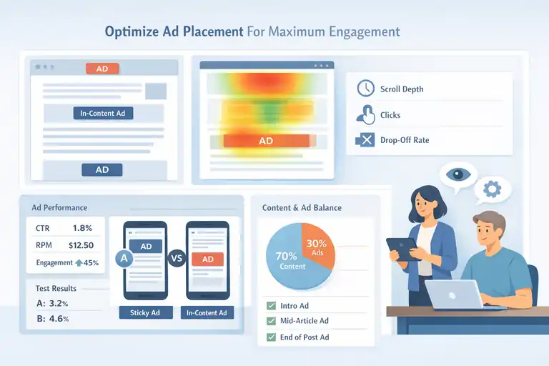 An informative illustration about Optimize Ad Placement For Maximum Engagement