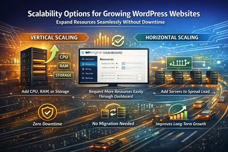 An informative illustration about Scalability Options for Growing WordPress Websites