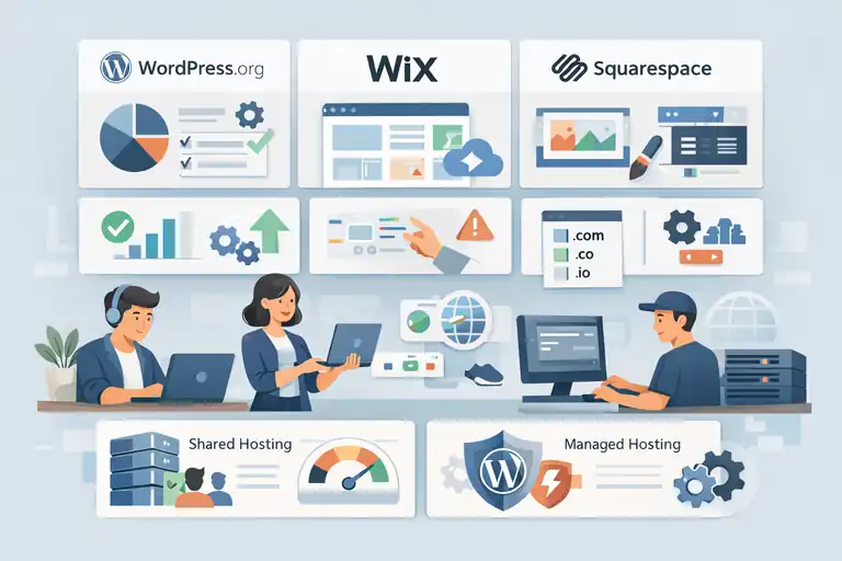 An informative illustration about Select the Right Blogging Platform for Your Goals