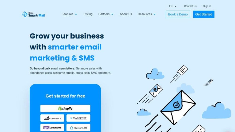 Best Email Marketing Services for Small Business SmartrMail screenshot