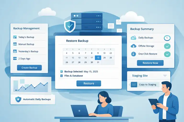 An informative illustration about WP Engine Backup And Restore Tools For Peace Of Mind