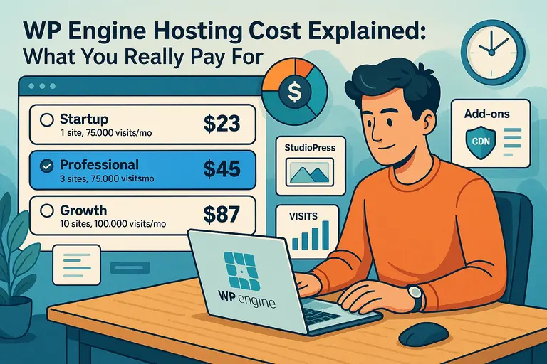 An informative illustration about WP Engine Hosting Cost Explained: What You Really Pay For