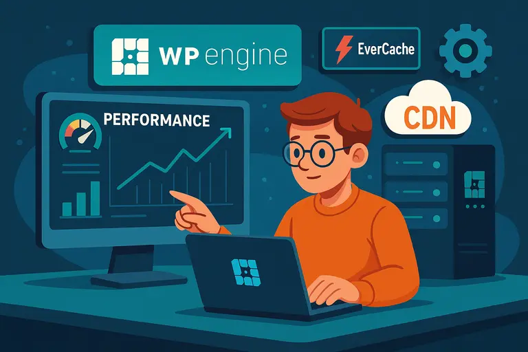 An informative illustration about WP Engine Server Performance: What Makes It Faster?