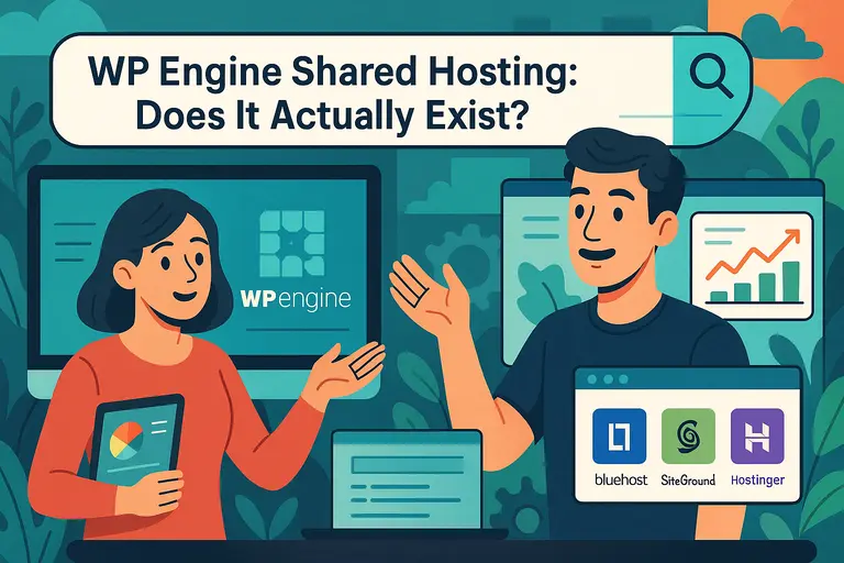An informative illustration about WP Engine Shared Hosting: Does It Actually Exist?