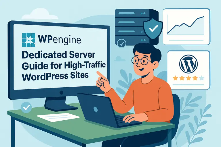 An informative illustration about WPengine Dedicated Server Guide for High-Traffic WordPress Sites