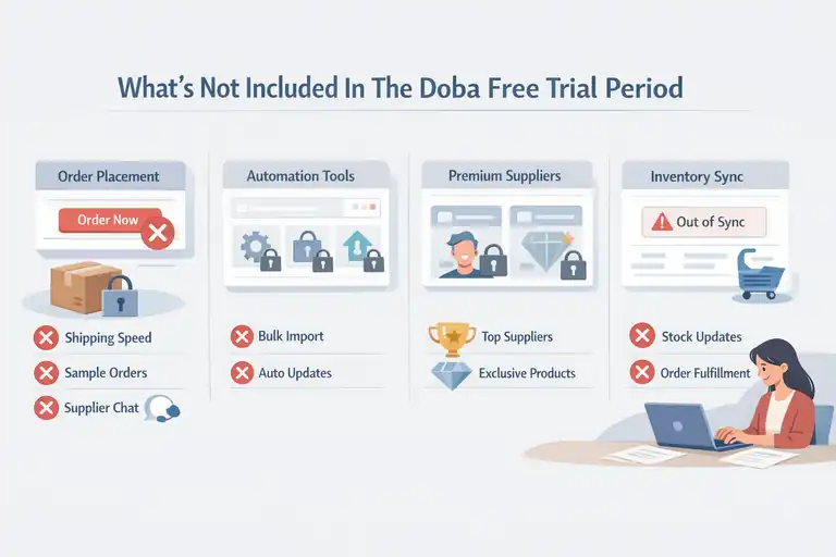 An informative illustration about What’s Not Included In The Doba Free Trial Period